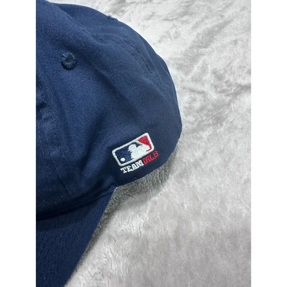 OC Sports New York Yankees Hat Navy Blue Team MLB Curved Cap Winged 8 Logo